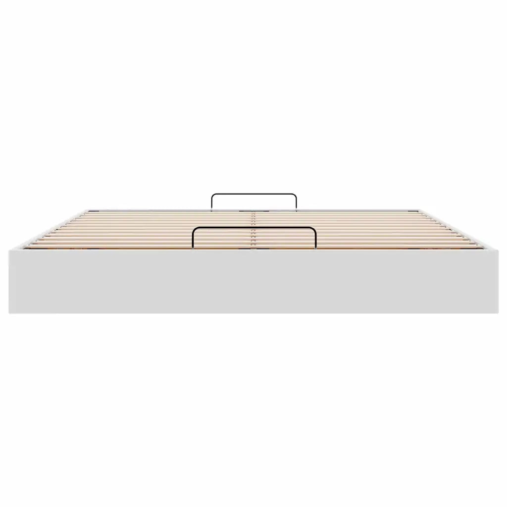 Struttura Letto Pouf senza Materasso 200x200 cm Similpelle 3310820