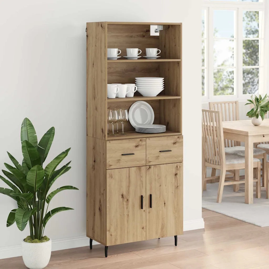 Credenza con cassetto Rovere artigianale 69,5 x 34 x 180 cm 3415893