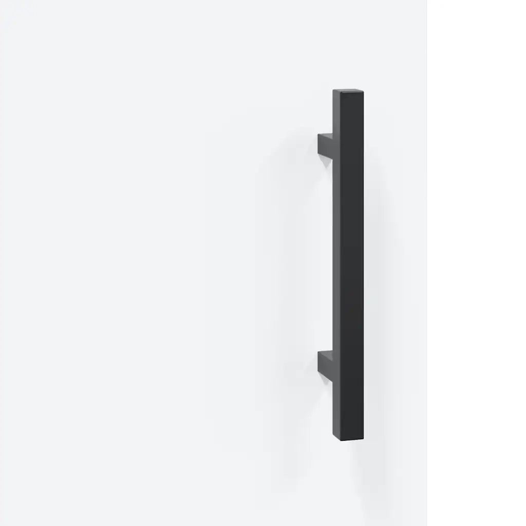 Pratico mobile contenitore a parete di design 69,5 x 34 x 90 cm legno bianco 02_0048641