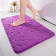 Tappeto di Assorbimento per Bagno, Mat di Piscina, Mat di Decoupage, Mat di Antiscivolo per Bagno e Salotto, 43 x 61 cm, Blu, Comodo e Duraturo
