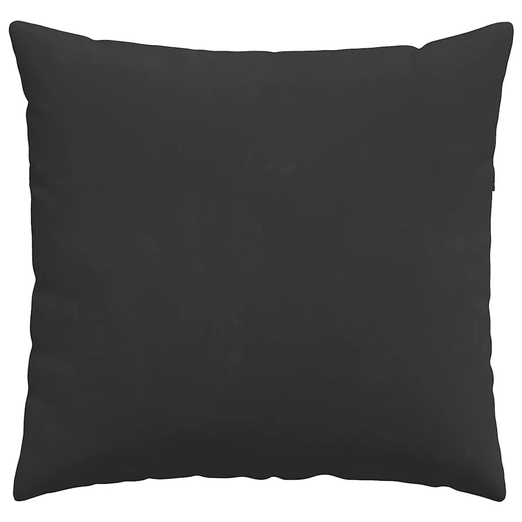 Cuscini da Divano 2 pcs Nero 50 x 50 cm Tessuto