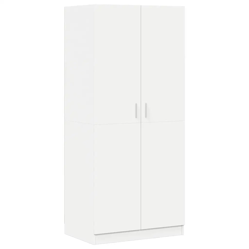 Armadio Bianco 80x52x180 cm in Legno Multistrato CFW9520965