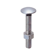 BS BULLONE C/DADO TTDQ  6X120MM ZINCATO 5 PZ
