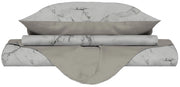 Copripiumino 1 Piazza e Mezzo con Federe Stampato in Microfibra Marble