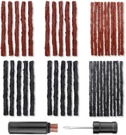 Set di riparazione tubeless per bicicletta da montagna, 7 pezzi, set di riparazione tubeless per bicicletta da montagna, pneumatici, kit di riparazione, pezzi di ricambio per pneumatici tubeless, pneumatici, bicicletta da montagna, nero, marrone