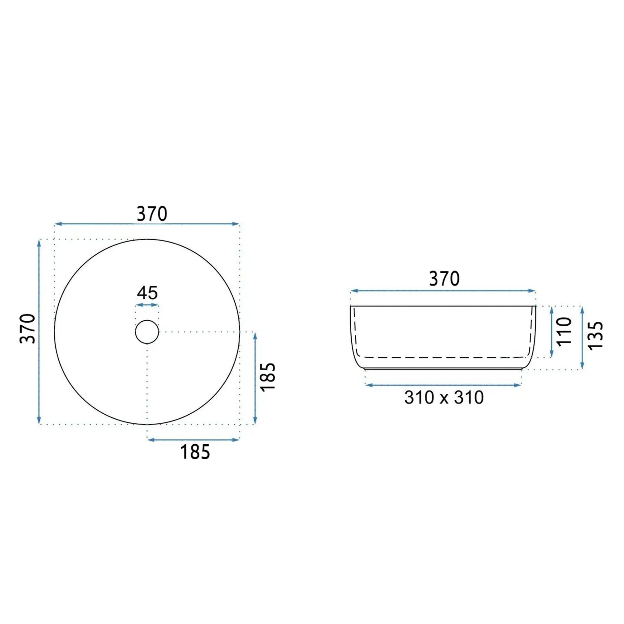 Lavabo Da Appoggio Rea Sami Green Matt