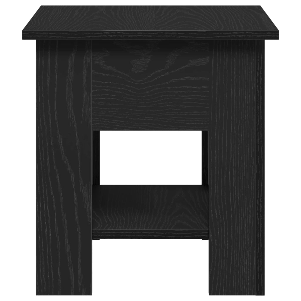 Tavolino da caffÃ¨ Nero Rovere 40x40x42 cm Legno ingegnerizzato