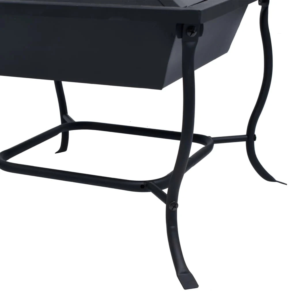 Caminetto 45 x 45 x 45 cm acciaio nero 02_0005906