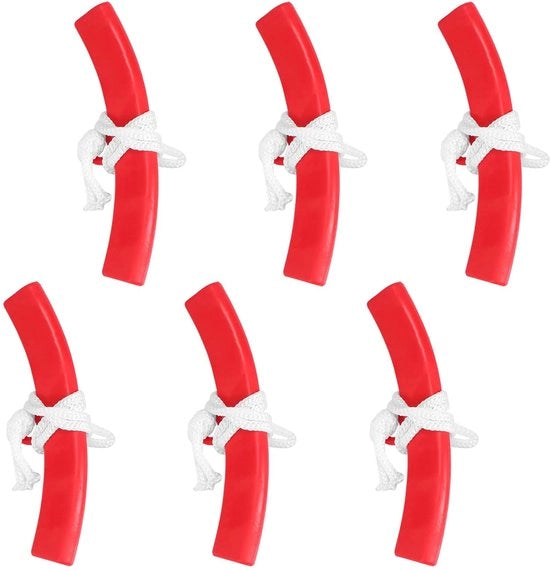 Set di protezione per ruote - 6 pezzi - Kit di montaggio per pneumatici - Striscia di protezione per ruote - Autoprotezione per ruote - Materiale resistente all'usura - Forma universale - Protezione per ruote