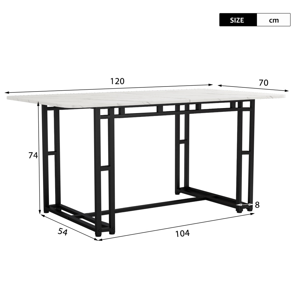 Set da pranzo 120 cm; tavolo e 4 sedie; piano in MDF; velluto verde scuro