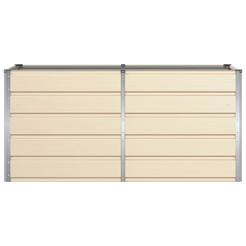 Fioriera Avorio 160 x 80 x 75 cm Acciaio 42018089