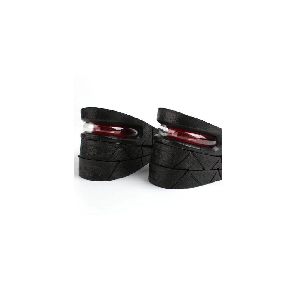 Trade Shop - Coppia Di Solette Alza Tacchi Tacco Per Uomo Nero Alzatacco Per Scarpe Altezza -