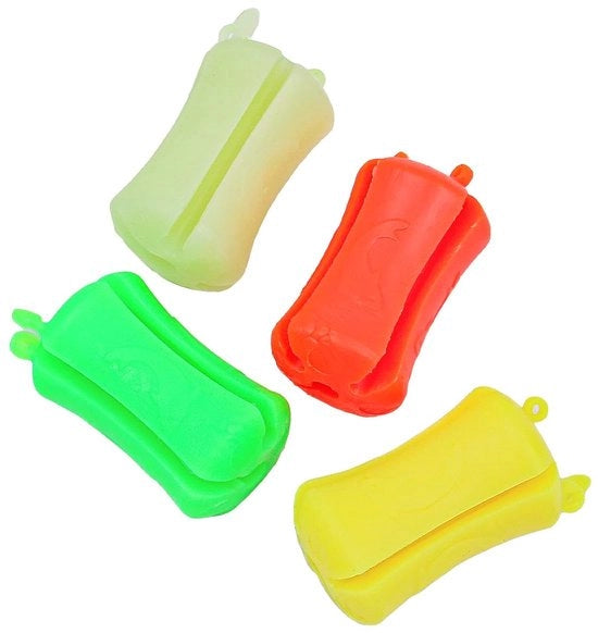 Accessori da pesca portatili 4 pezzi - Sostegno gommoso per canna da pesca - Accessori da pesca portatili - Clip per canna da pesca riutilizzabile - Materiale duraturo - Peso 100g - Supporto per canna da pesca