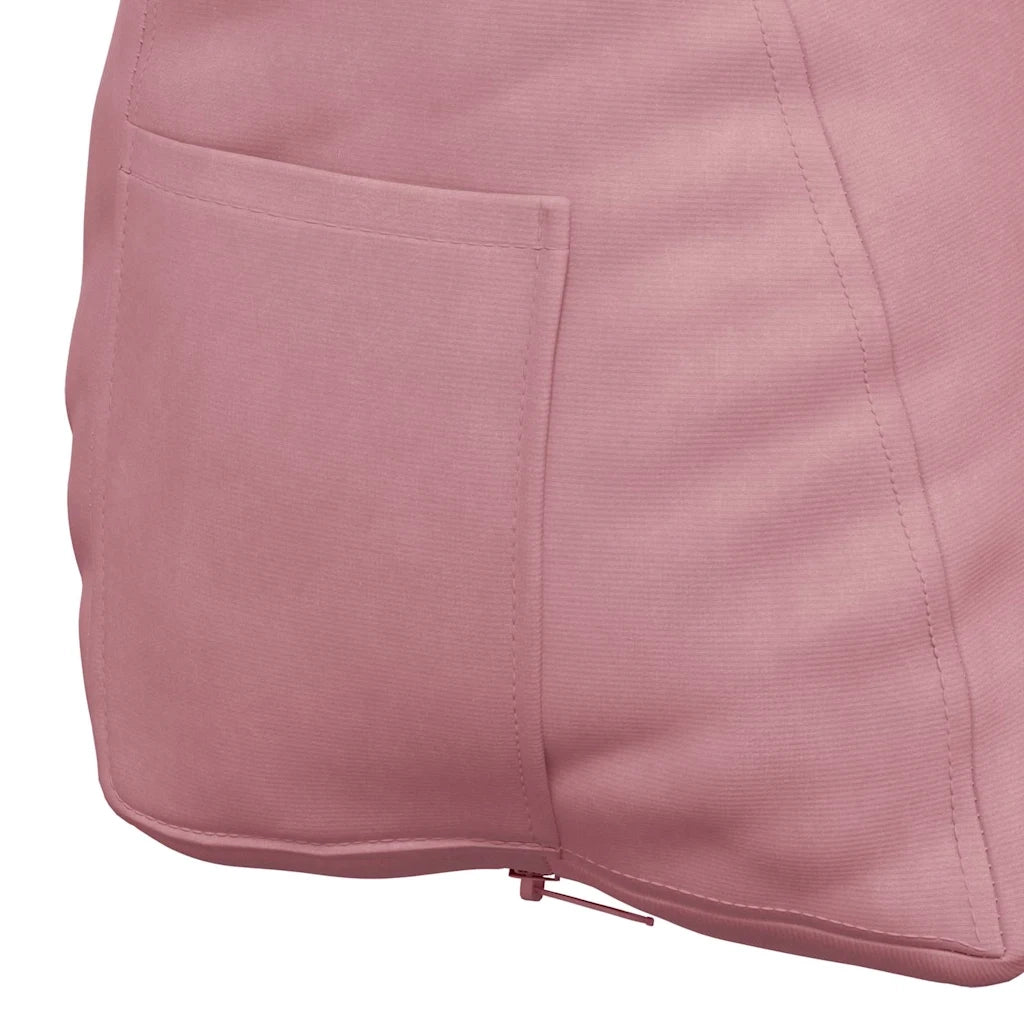 Cuscino per Schiena Rosa 60 x 20 x 50 cm Tessuto in Cords 42015052