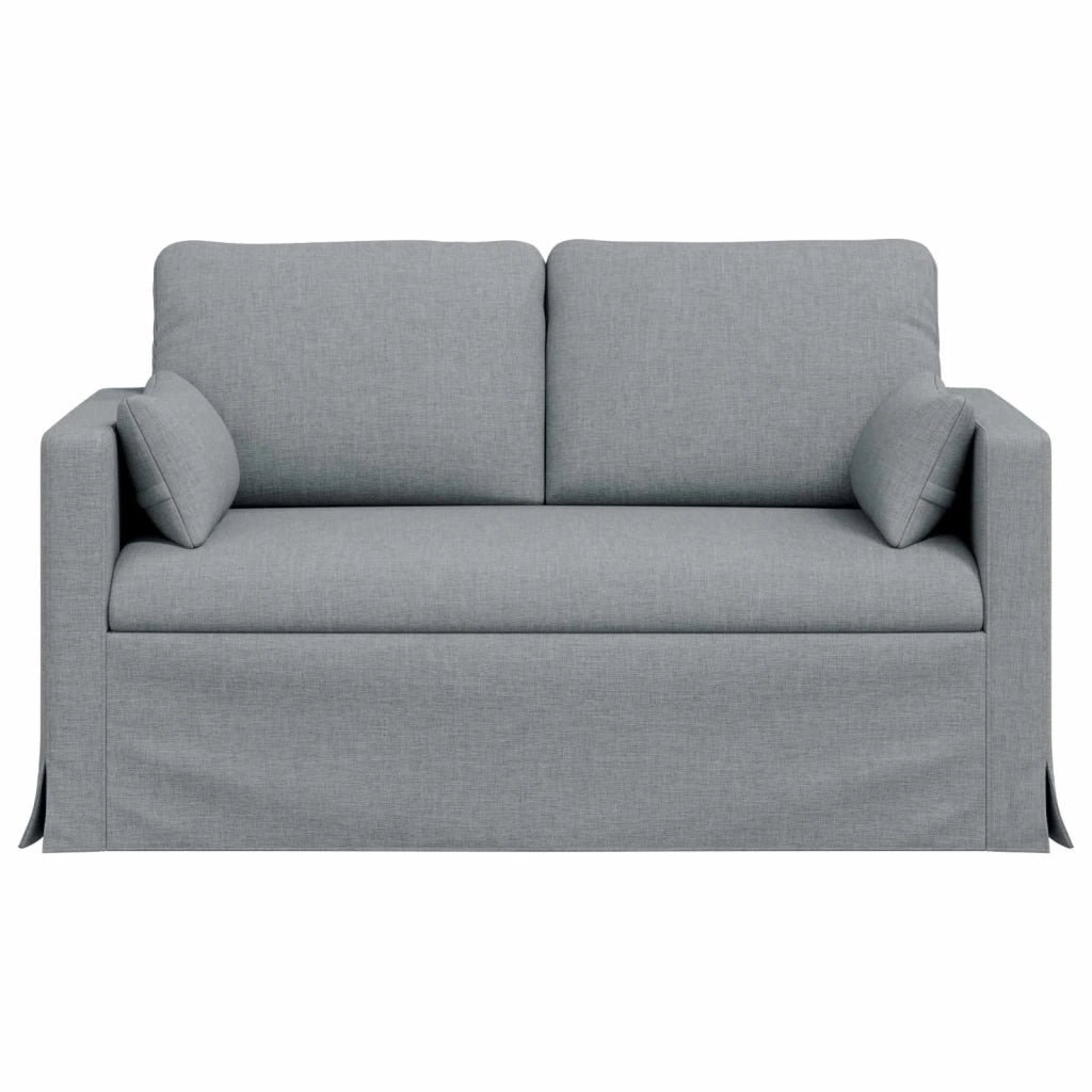 Divano | Divano da soggiorno | Sofa Grigio chiaro 139 x 78 x 80 cm Tessuto
