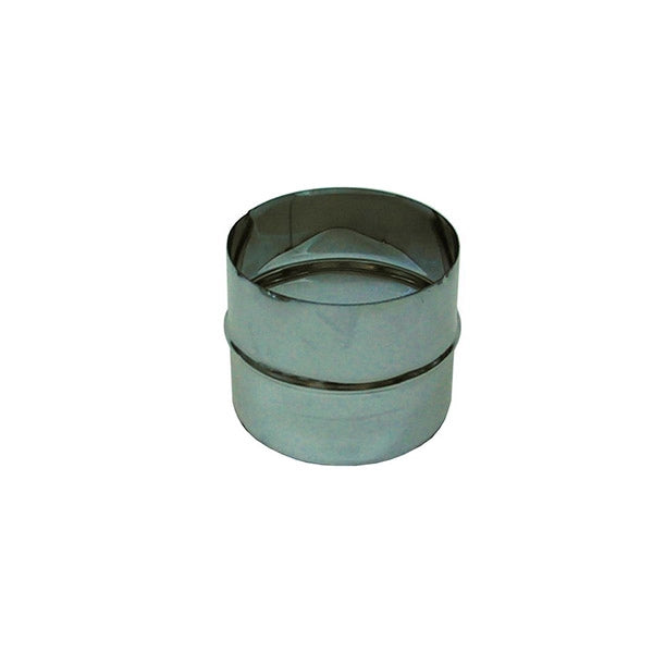 Canna fumaria inox giunto maschio-maschio D. 150 mm. Tubo  acciaio inox 316