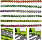 Strisce di vegetazione statica per modello ferroviario - 6 colori - Miniaturni rami - Gruppi di vegetazione statica - Grastop statico - DIY per modello ferroviario - Paesaggio ferroviario - 6 colori - Miniaturni gruppi di fiori colorati
