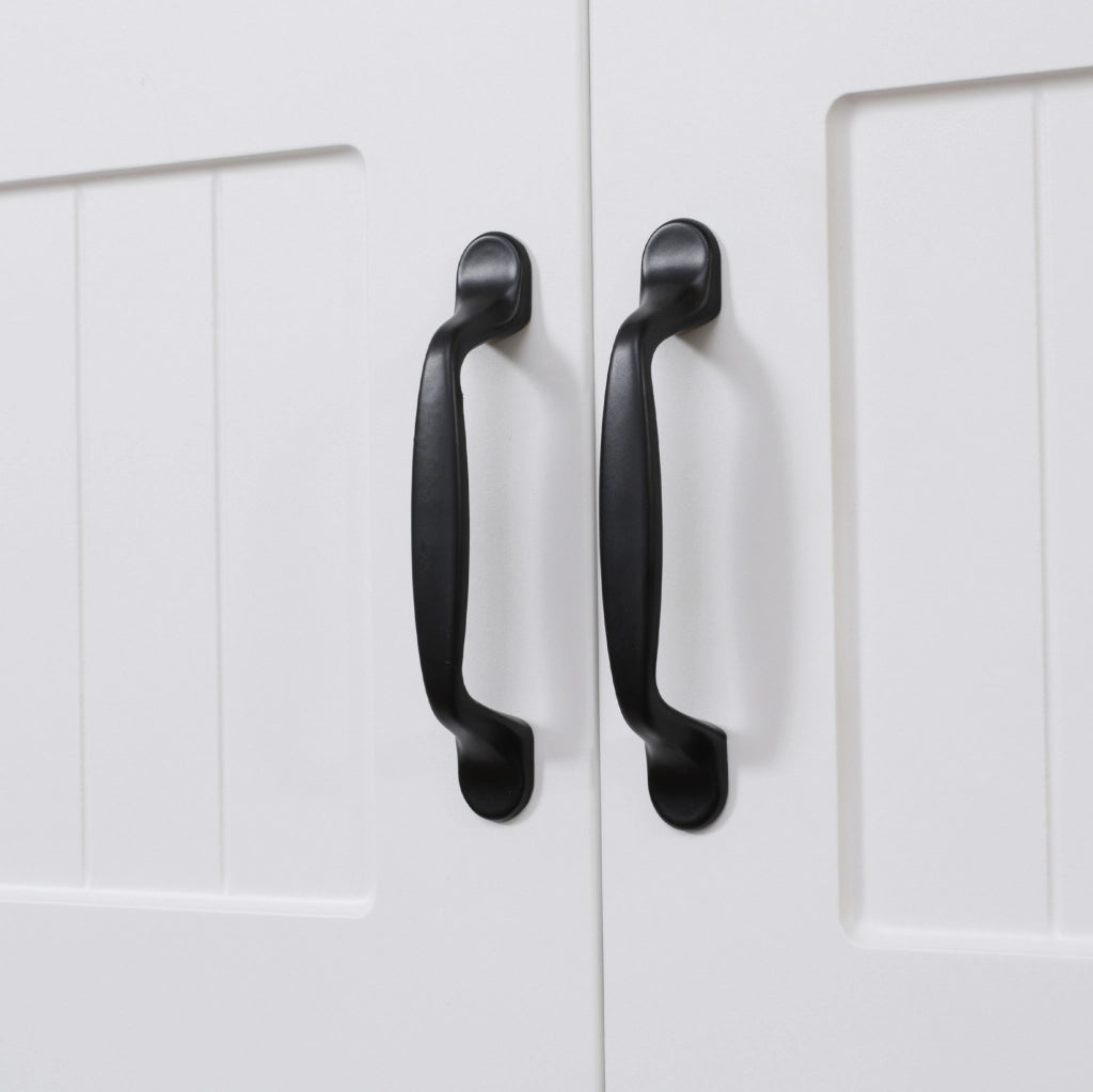 Mobile alto da cucina HOMCOM bianco con vano microonde