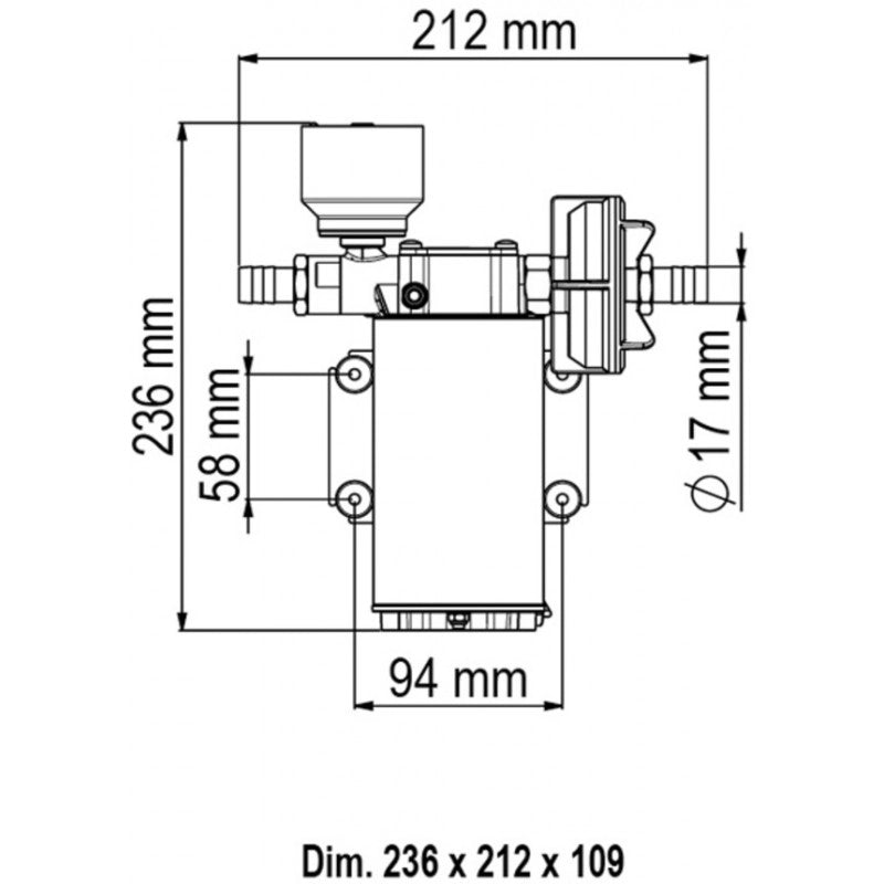 POMPA UP6/E 12/24 V.