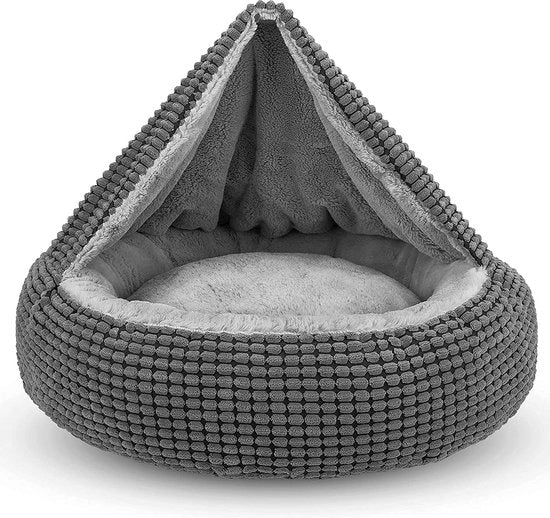 Tappeto Antiscivolo per Cani - Adatto per Piccoli e Medi Cani - 1 pezzo - Beige - Lavabile - 66 x 66 x 15 cm