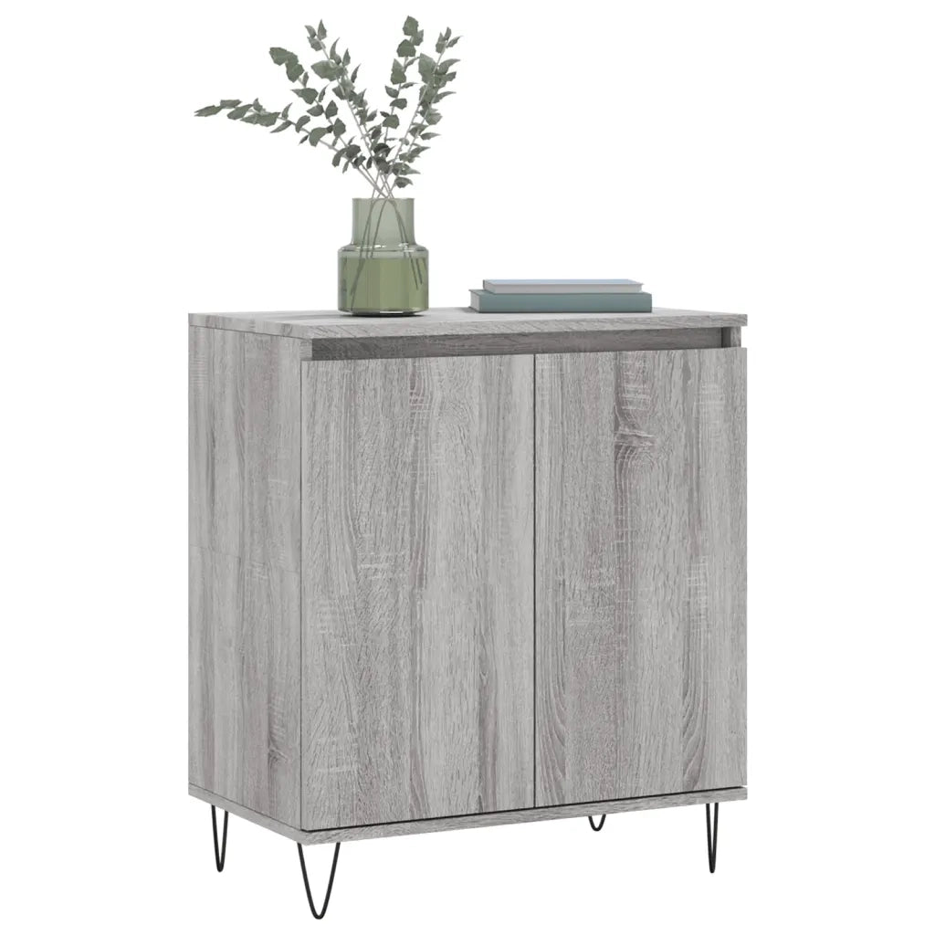 Credenza | Madia | Buffet da pranzo | Armadio da pranzo Grigio Sonoma 60x35x70 cm in Legno Multistrato