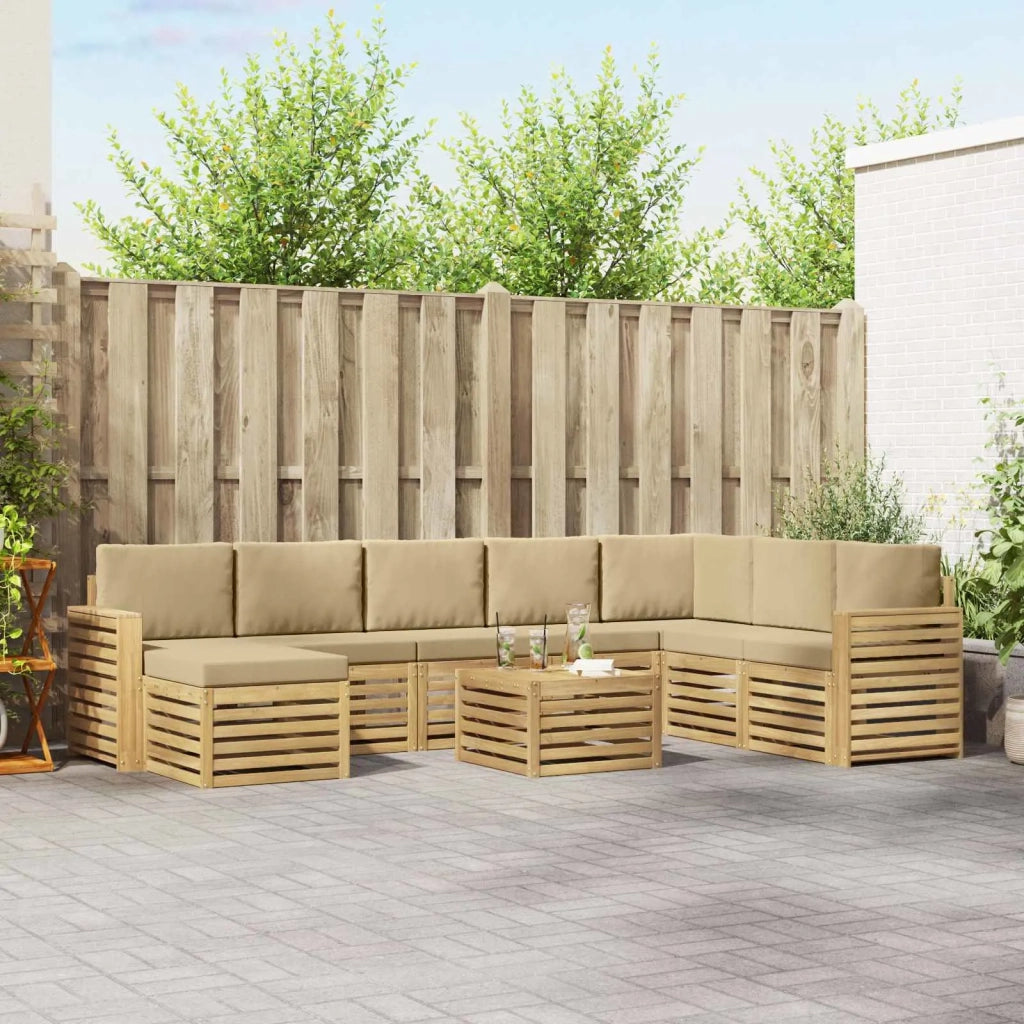 Set divani Legno di Acacia Massello 3392363