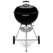 Weber barbecue a carbone Original Kettle E-5710, diametro 57 cm, sistema One-Touch, termometro integrato, acciaio smaltato a porcellana, nero