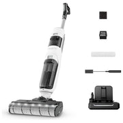 Rowenta X-Clean 5 Pro GZ5436E0, macchina pulizia pavimenti 2 in 1, aspira e lava, 250W, 20 kPa, autonomia 30 min, blu e nero