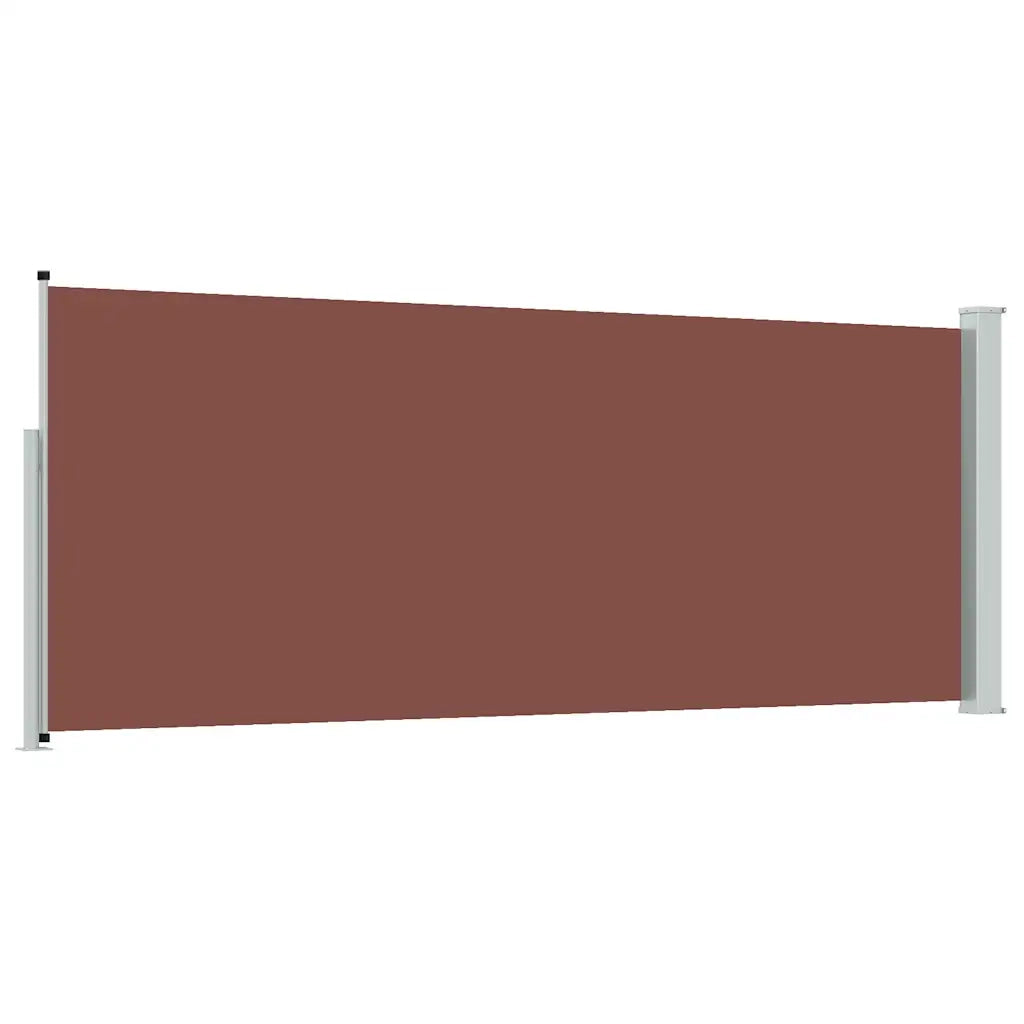 Tenda da Sole | Tenda parasole Laterale Retrattile 120 x 300 cm Marrone
