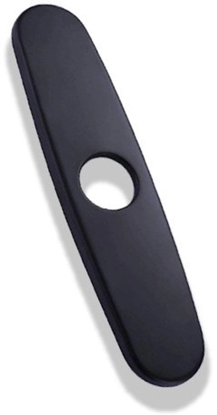 Copertura per rubinetto da 25 cm (10 pollici) per rubinetti da bagno o cucina a un o tre fori - Nero