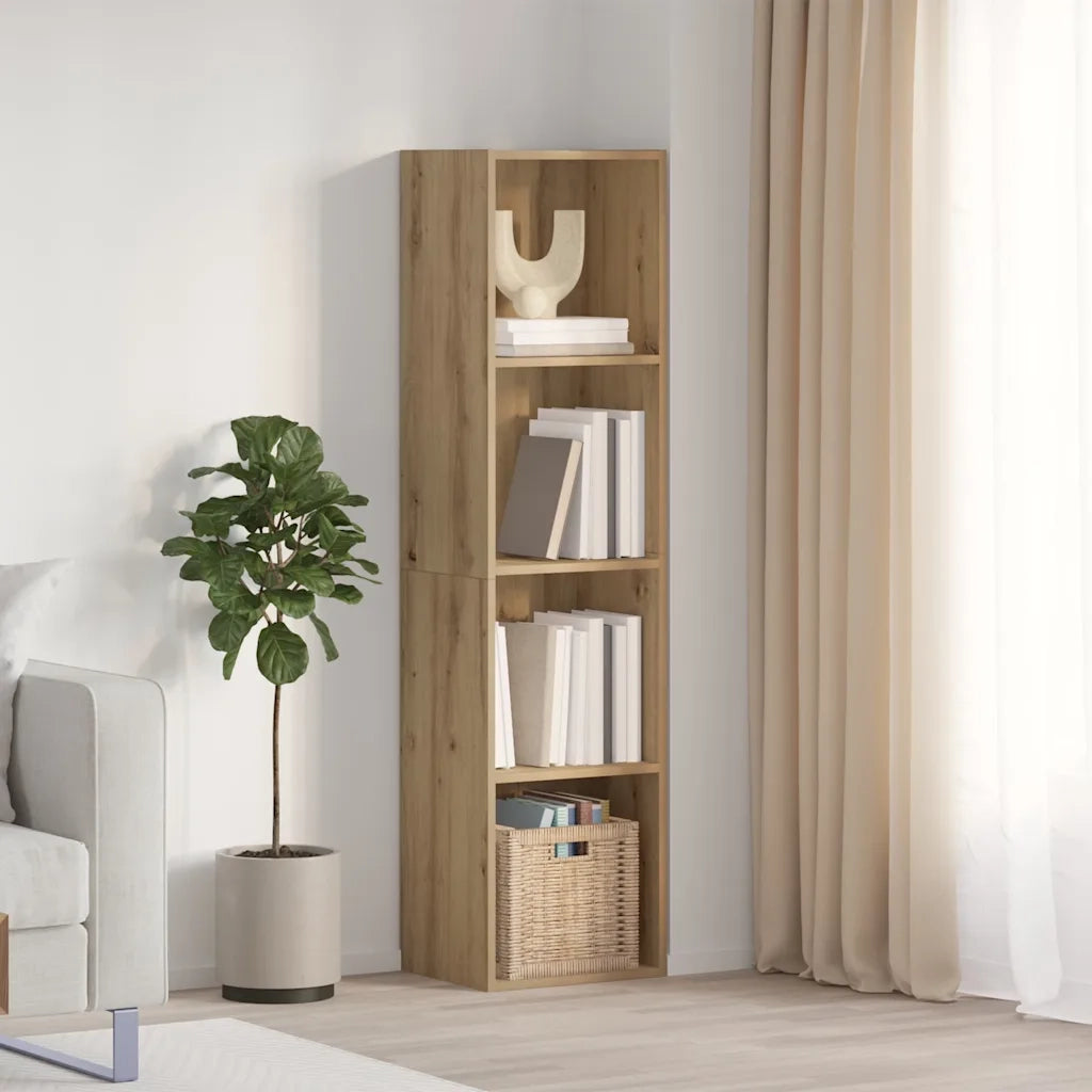 Libreria/Mobile TV | Armadietto TV | Mobile Porta TV Legno Antico 36x30x143 cm Legno Multistrato