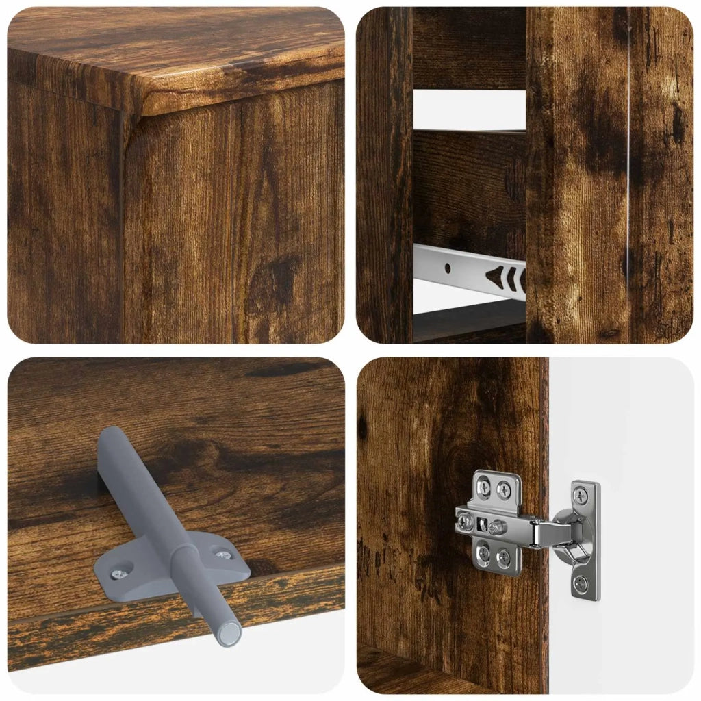 Set di armadietti da bagno in 3 pezzi ZWOLLE 3417842