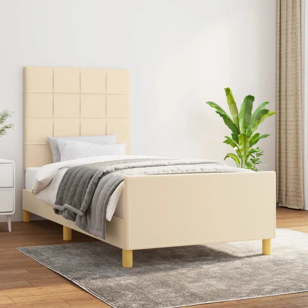Giroletto senza Materasso Crema 80x200 cm in Tessuto 3125014