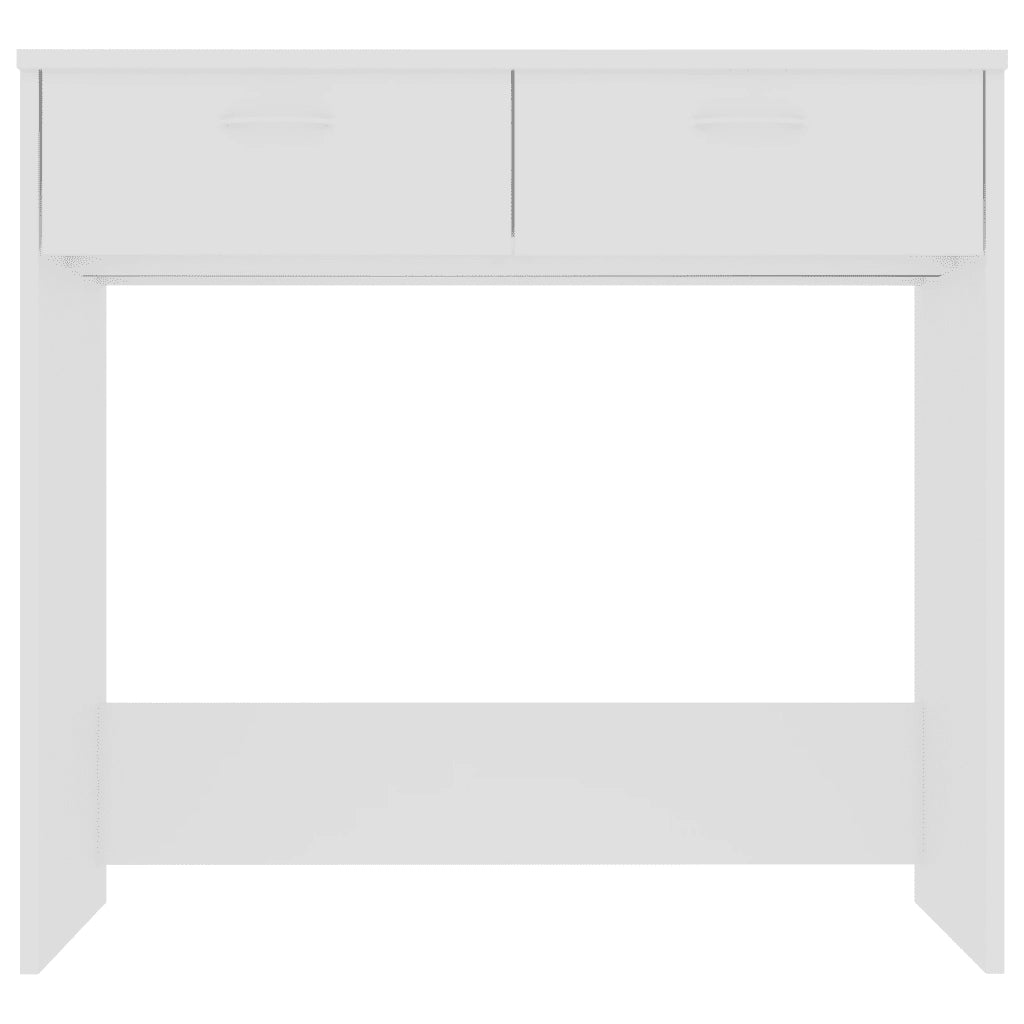 Scrivania-Scrivanie per ufficio e studio-Scrittoio Bianca 80x40x75 cm in Legno Multistrato 217816