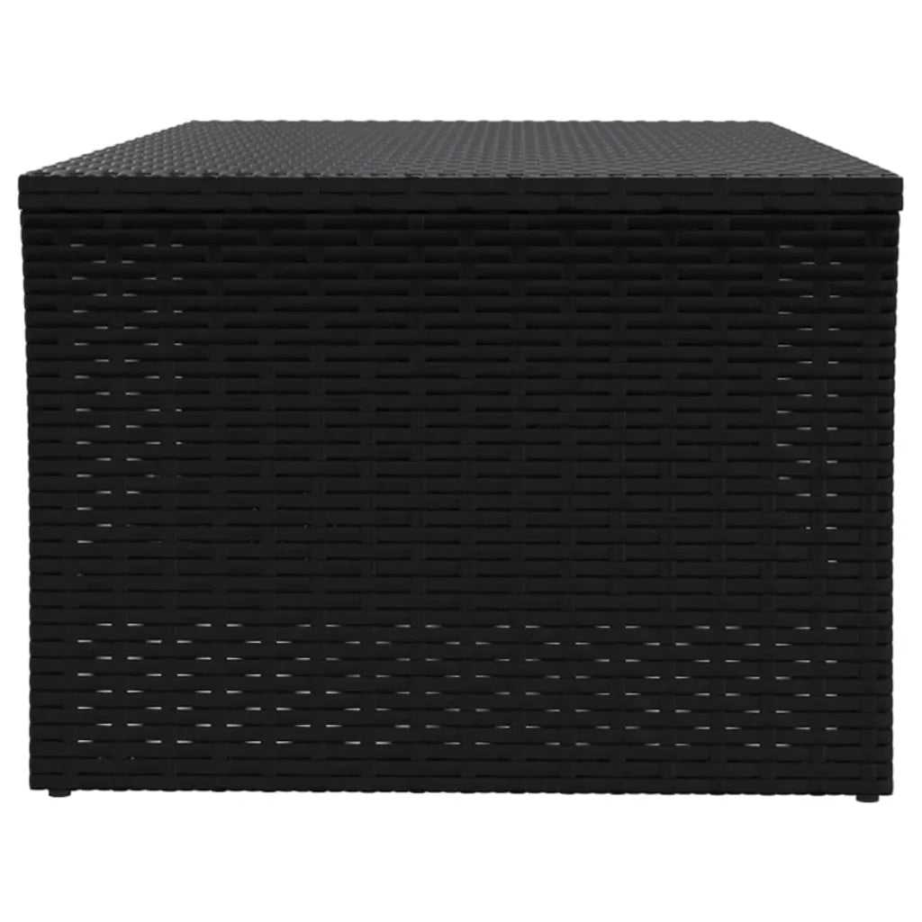 Tavolino Nero 100x50x40 cm in Polyrattan 319390