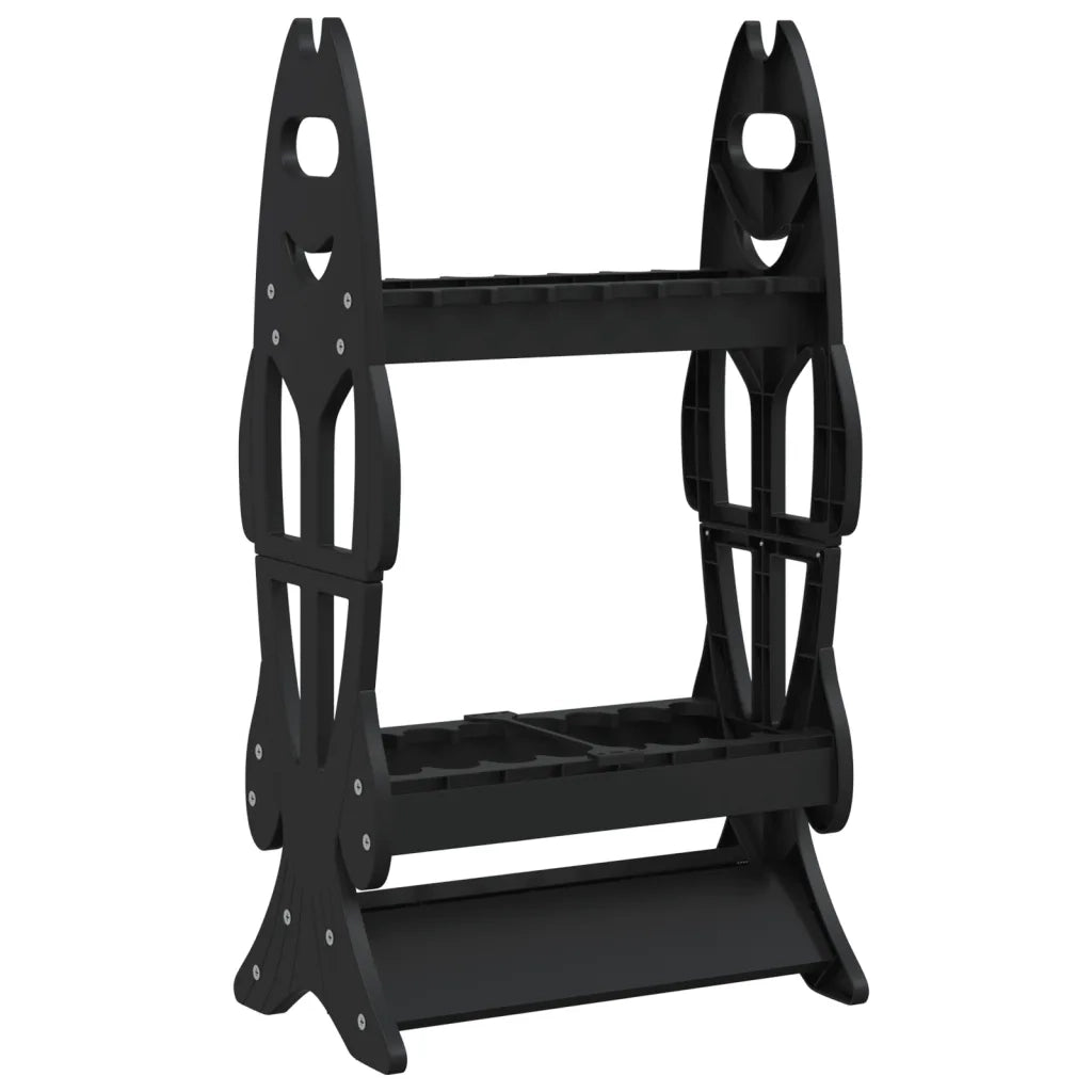 Portacanne da Pesca per 16 Canne Nero CFW7648061