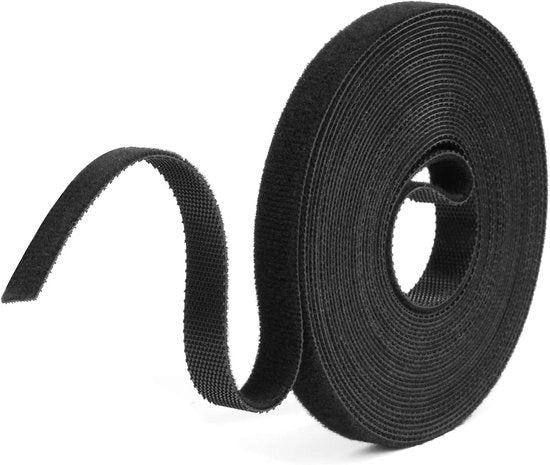 Cinture per cavi da 5 metri - Nastro adesivo autoadesivo 10mm largo - Nastro a doppia faccia - Tagliato su misura - Per uso domestico - Nastro adesivo a lunga durata