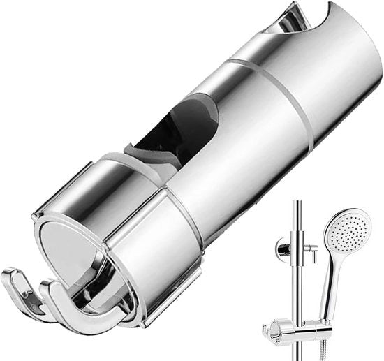 Supporto per doccia, supporto per doccia per tubi da 18-25 mm, supporto per doccia regolabile con gancio, supporto per doccia per doccetta, supporti per tubo (A)