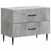 Armadio da Notte Grigio Cemento 62 x 34,5 x 47,5 cm 894778