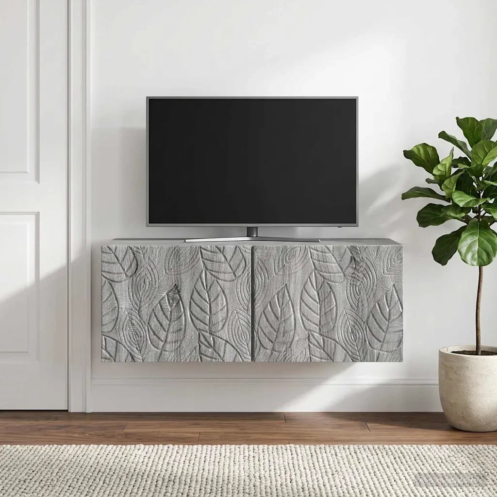 Mobile Porta TV da Muro 78,5 x 41 x 30 cm Sonoma grigio 898861