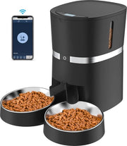Automatizza il Cibo per Gatti - Programmabile Schema di Alimentazione - Adatto per Diversi Tipi di Cibo - Progettato per Ridurre Rumori - Facile da Pulire - Incluso Contenitore per Cibo e Dispensatore