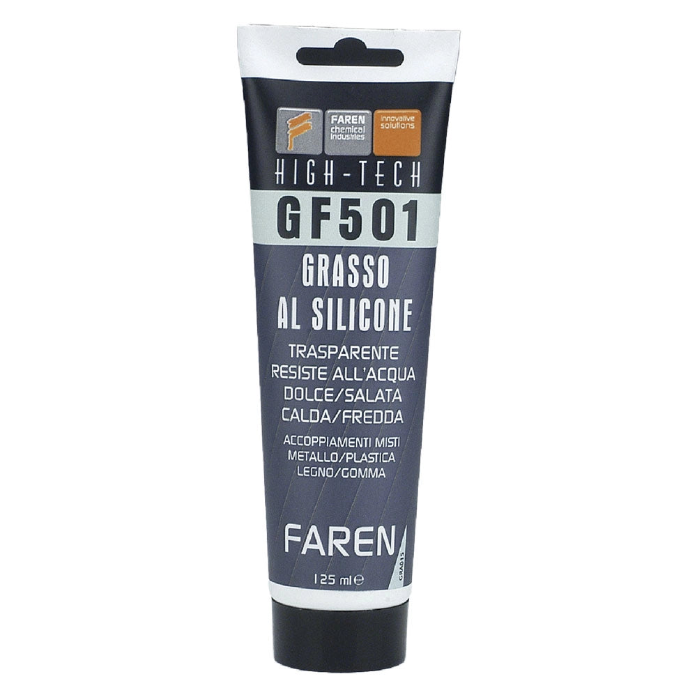 GRASSO AL SILICONE 'GF 501' ml 125 - in tubetto  - FAREN