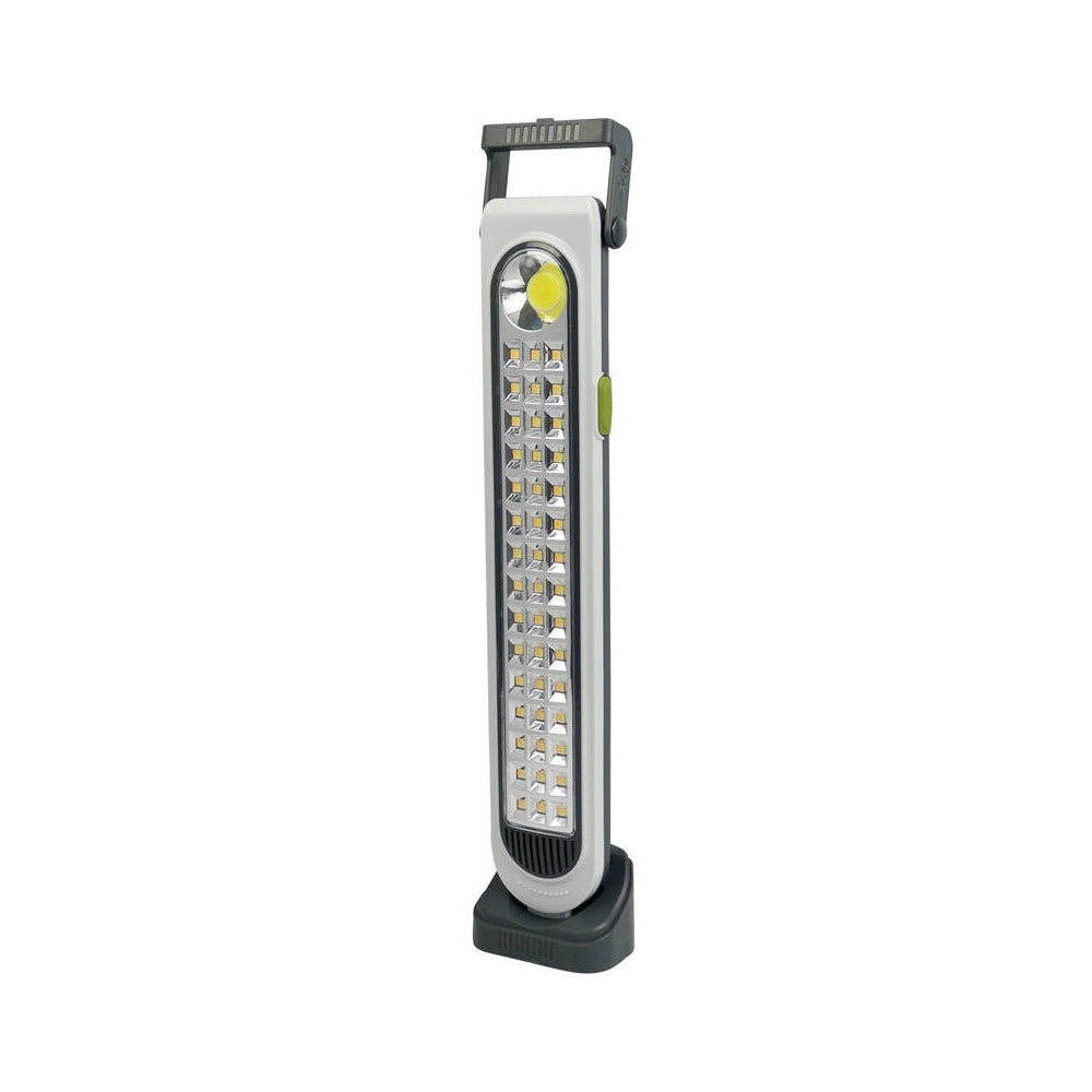 Trade Shop - Torcia Lampada Di Emergenza Con Pannello Solare 45led Luce Bianca Ricaricabile -
