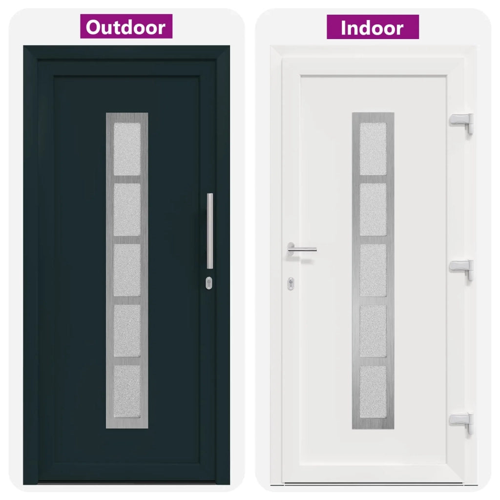 Porta Frontale Antracite 88 x 200 cm PVC