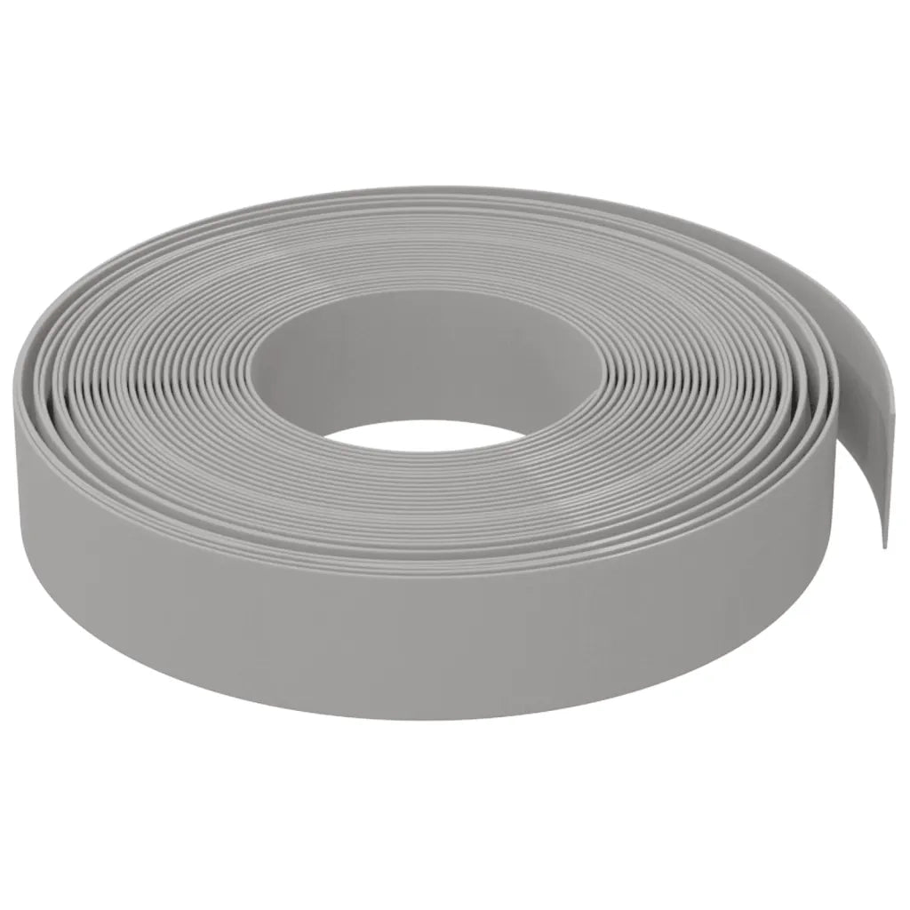 Bordature da Giardino 2 pz Grigie 10 m 10 cm in Polietilene CFW5934843