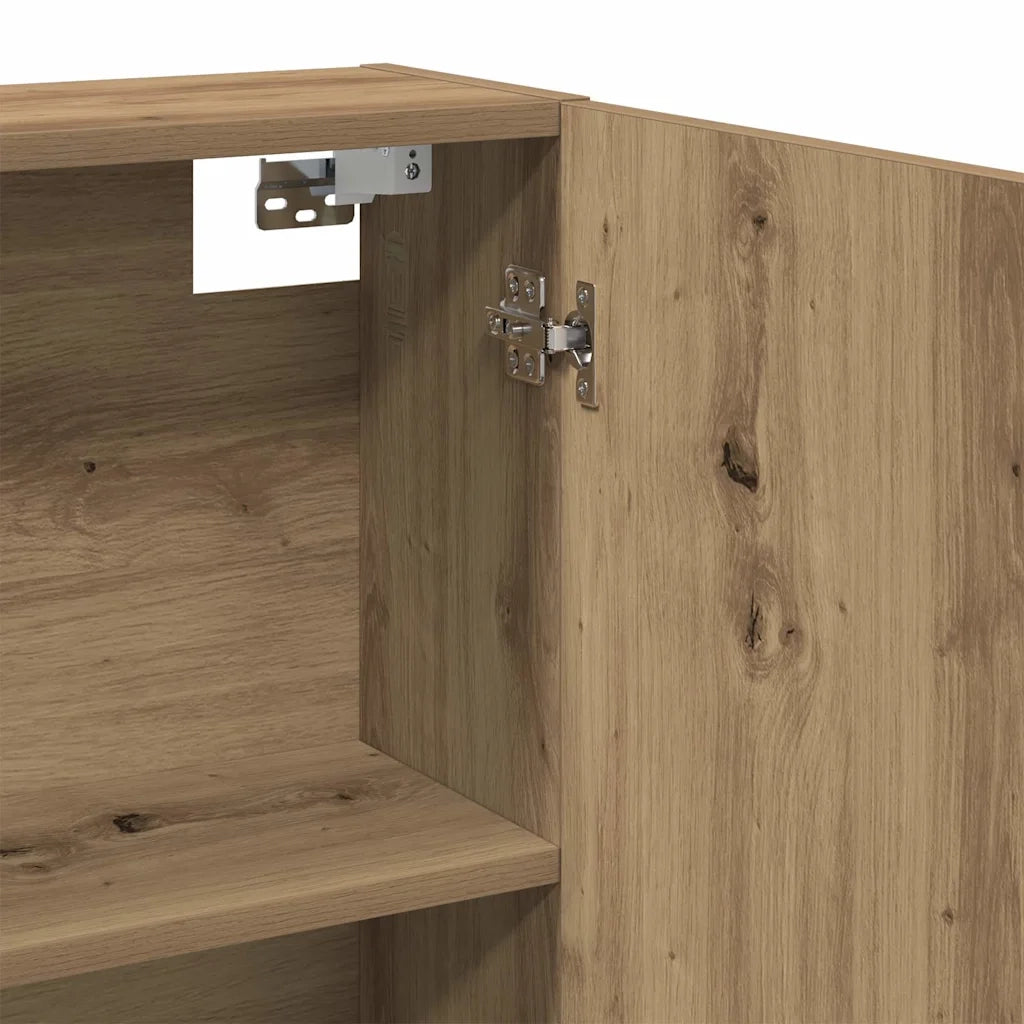 Mobile da Bagno Specchio Rovere Artigianale Legno Multistrato 856941