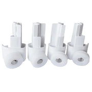 R800/10 Ricambio Carrelli per Box Doccia Serie LUNES Kit 4 pz