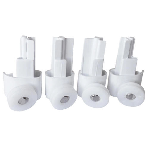 R800/10 Ricambio Carrelli per Box Doccia Serie LUNES Kit 4 pz