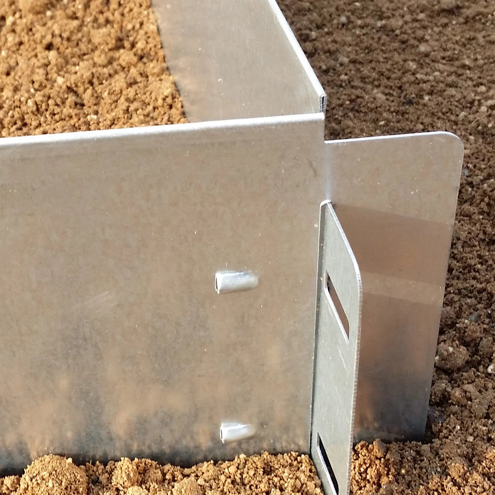 OK-Living Bordo del prato Argento 100 x 18 cm 50 metri