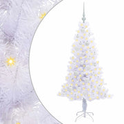 Albero di Natale | Decorazioni natalizie artificiale Bianco 150 cm PVC e Acciaio